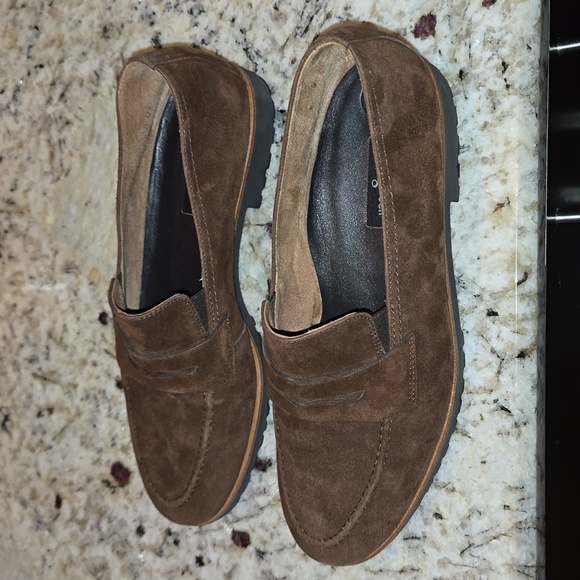 Paul Green Brown Suede Women's Loafer US 3 - Picture 7 of 9
